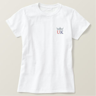 Pageant Crown Embroidered T-Shirt UK