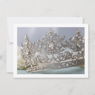 Pageant Crown Flat Note Card
