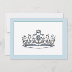 Pageant Crown Flat Note Card
