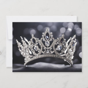 Pageant Crown Flat Note Card