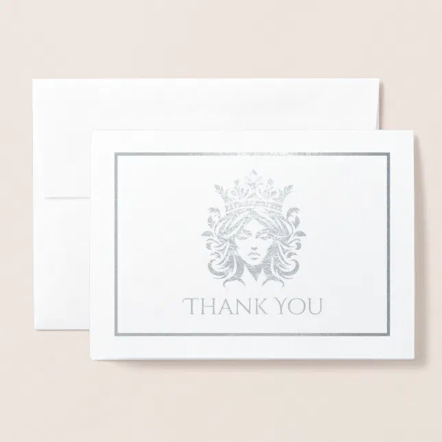 Pageant Crown Foil Card | Zazzle