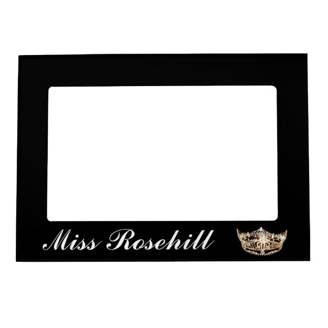 Pageant Crown Magnet Picture Frame (Front)