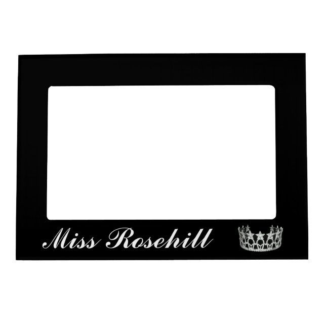 Pageant Crown Magnet Picture Frame (Front)