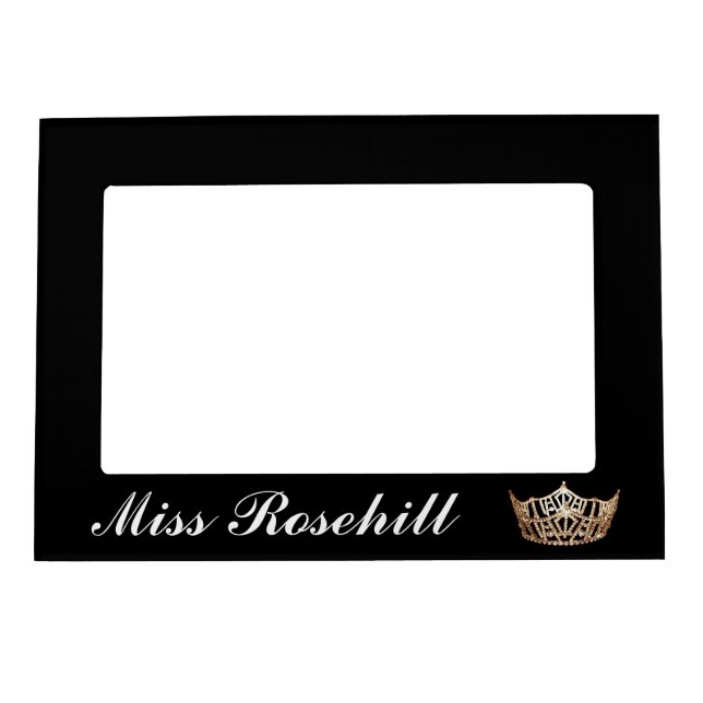 Pageant Crown Magnet Picture Frame (Front)