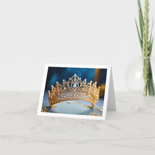 Pageant Crown Note Card