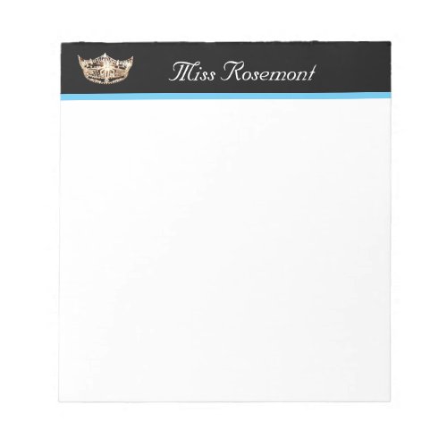 Pageant Crown Notepad