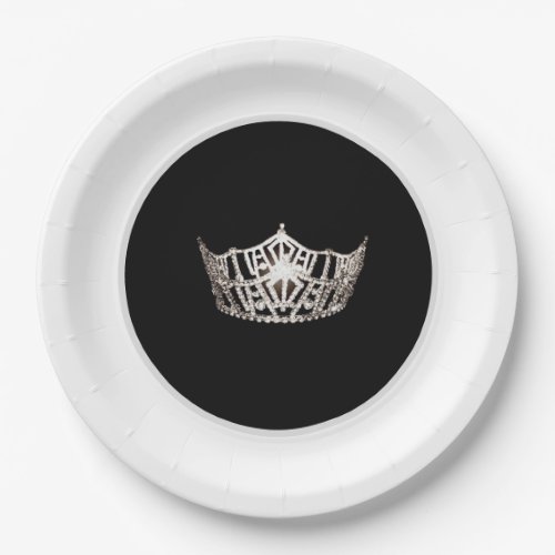 Pageant Crown Party Paper Plate