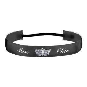 Pageant Crown Satin Headband