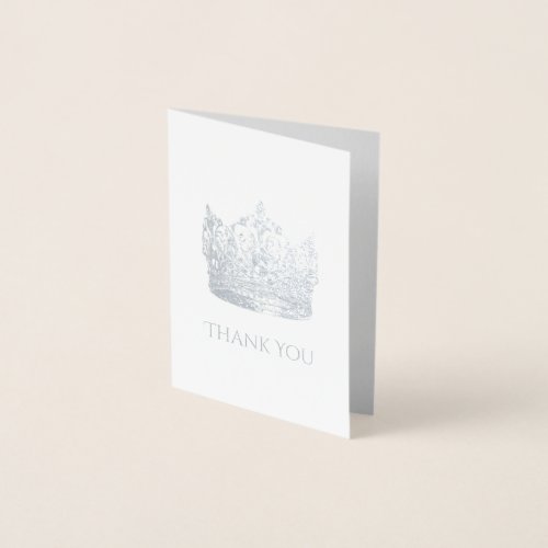 Pageant Crown Thank You Card