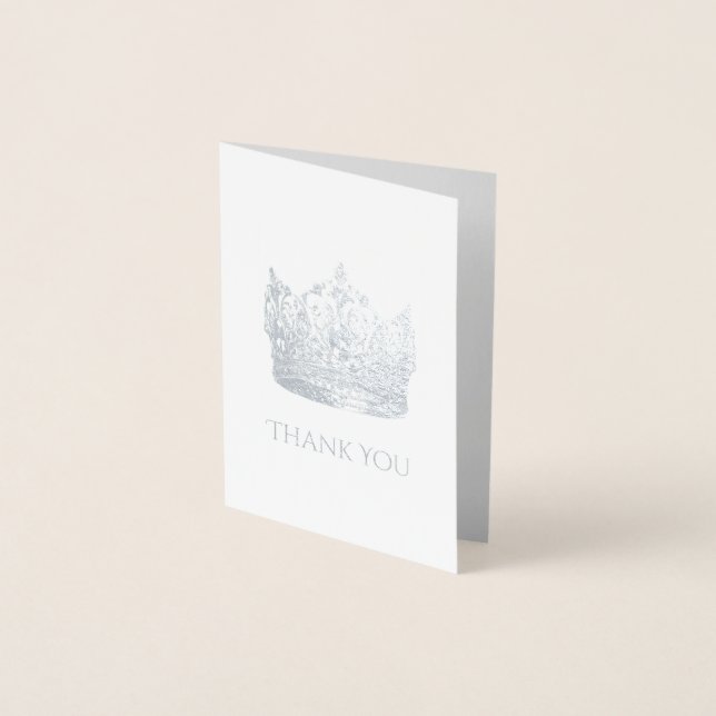 Pageant Crown Thank You Card (Front)