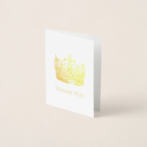 Pageant Crown Thank You Card