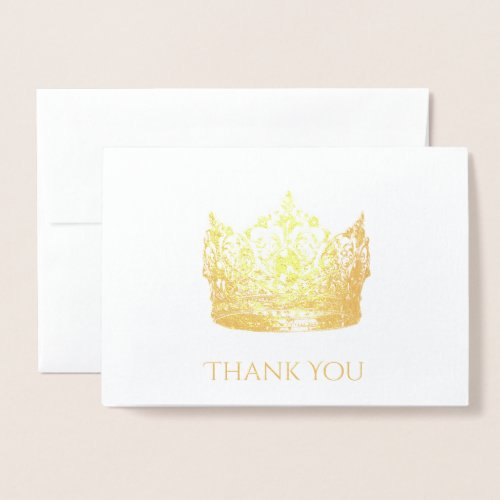 Pageant Crown Thank You Card