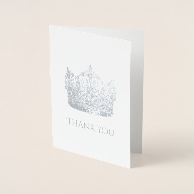Pageant Crown Thank You Card (Front)
