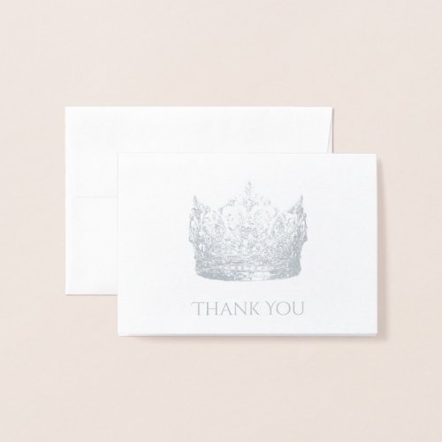 Pageant Crown Thank You Card