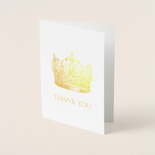 Pageant Crown Thank You Card