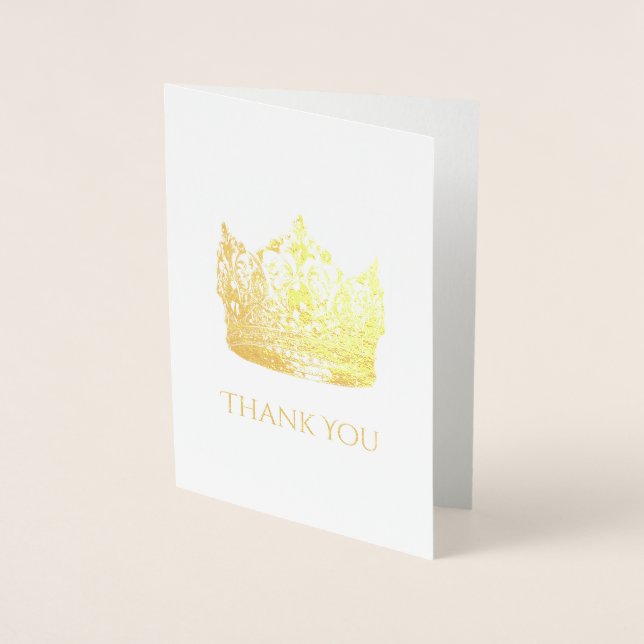 Pageant Crown Thank You Card (Front)