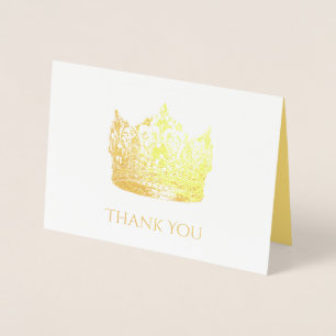 Pageant Crown Thank You Card