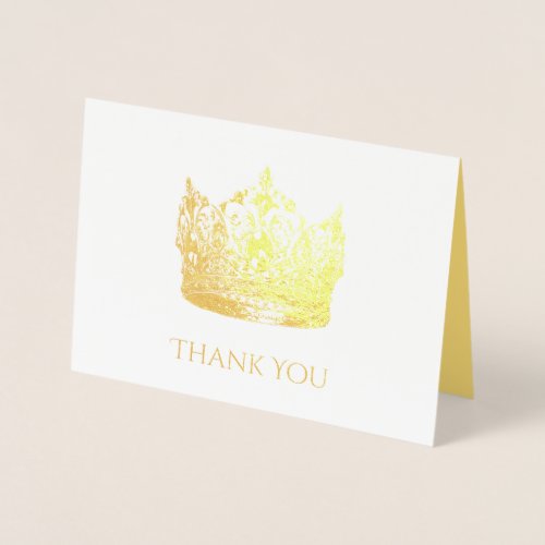 Pageant Crown Thank You Card