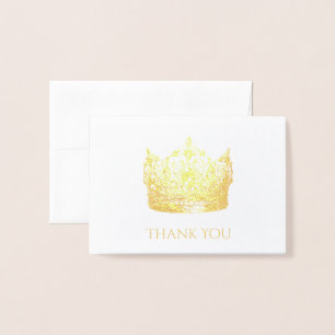Pageant Crown Thank You Card
