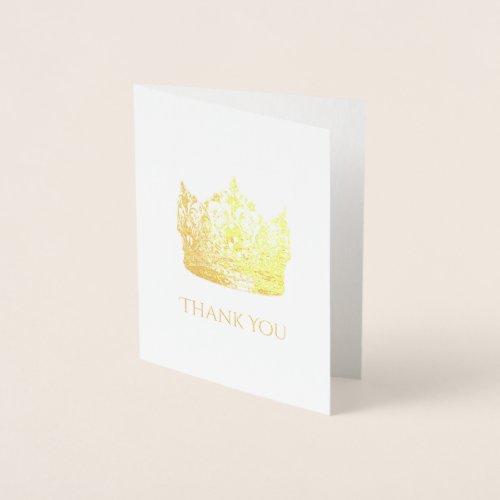 Pageant Crown Thank You Card