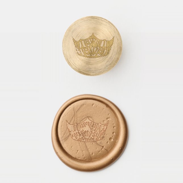 Pageant Crown Wax Seal Stamp (Stamped)
