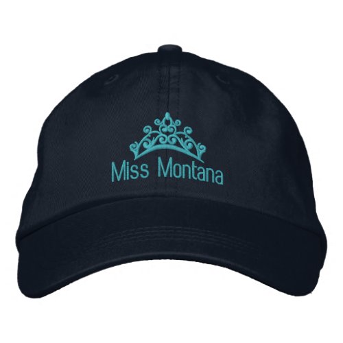 Pageant Custom Embroidered Baseball Cap