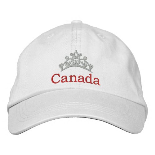 Pageant Custom Embroidered Baseball Cap CANADA