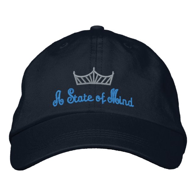 Pageant Custom Embroidered Baseball Cap USA (Front)