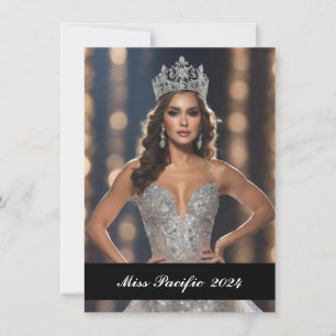 Pageant Custom Photo Card