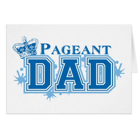Pageant Dad Cards (Front Horizontal)