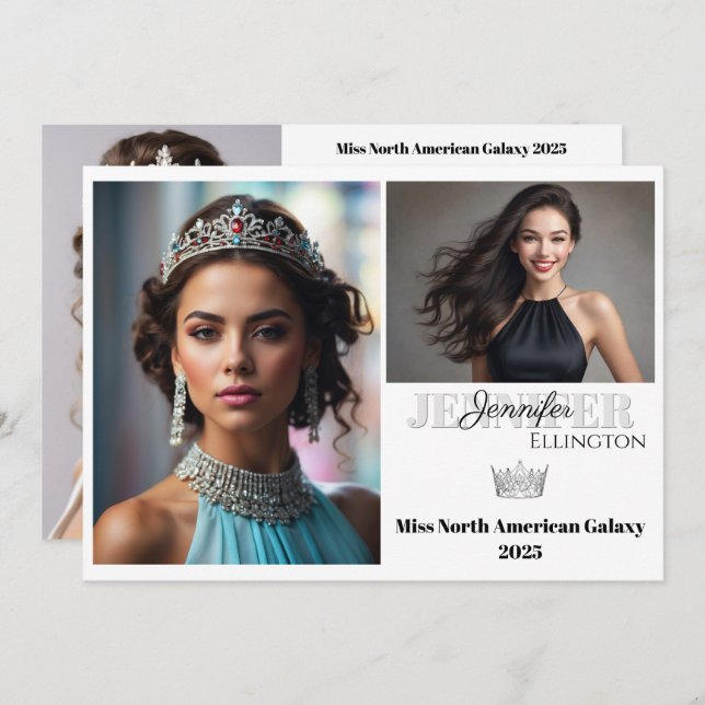 Pageant Essentials Autograph Comp Card (Front/Back)