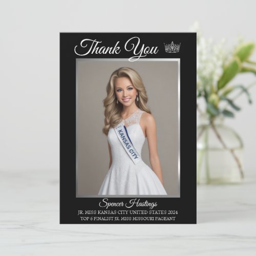 Pageant Essentials Thank You Card