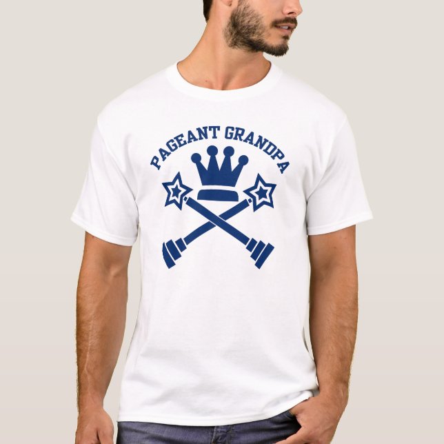 Pageant Grandpa - Crown and TrophiesT-shirt T-Shirt (Front)