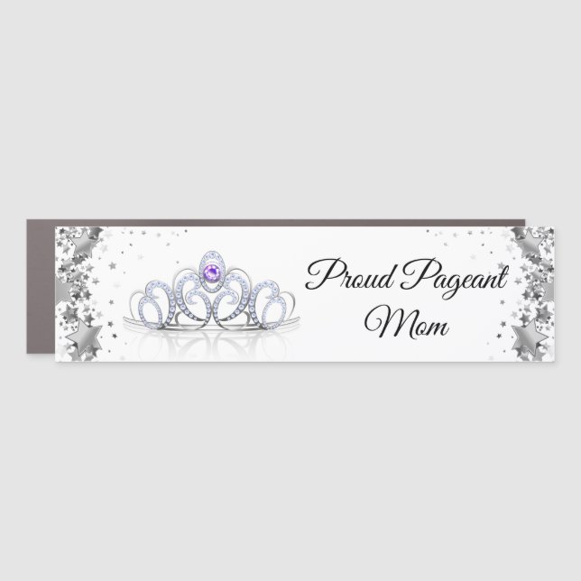 Pageant Mom Bumper Car Magnet (Front)