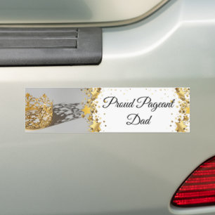 Pageant Mom Bumper Car Magnet Sticker