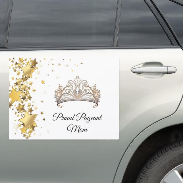 Pageant Mom Car Magnet (In Situ)