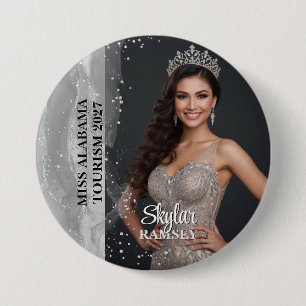 Pageant Photo Button - Silver Storm Pin Pageants