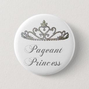 Pageant Princess Pinback Button