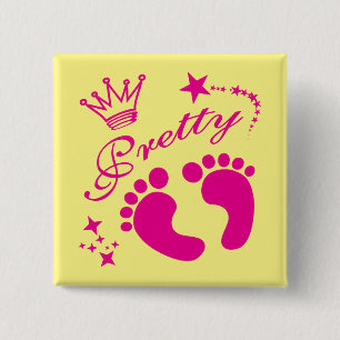 Pageant Princess, Pretty Feet Button