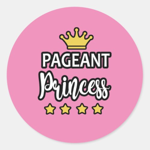 Pageant Princess Stickers