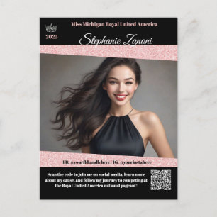 Pageant Promo Autograph Card QR Code