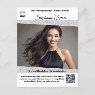 Pageant Promo Autograph Card QR Code