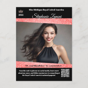 Pageant Promo Autograph Card QR Code