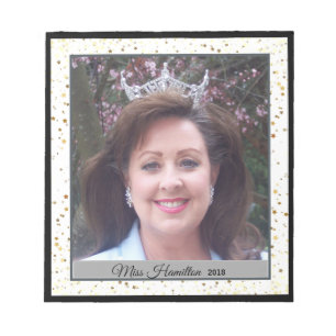 Pageant Queen Autograph Pad-Stardust Notepad
