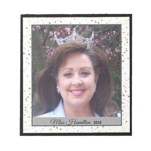 Pageant Queen Autograph Pad_Stardust Notepad