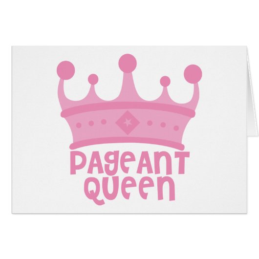 Pageant Queen Cards (Front Horizontal)