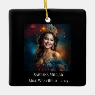 Pageant Queen Christmas Ornament