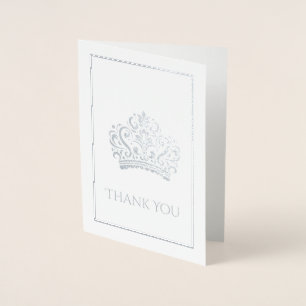 Pageant Queen Crown Foil Card