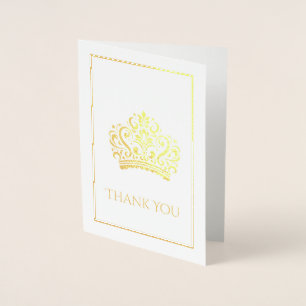 Pageant Queen Crown Foil Card