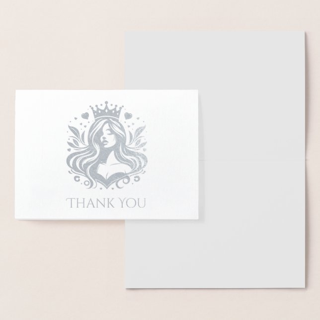 Pageant Queen Thank You Card (Display)